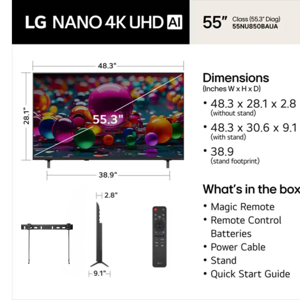 55-Inch 4K UHD Smart TV N58870