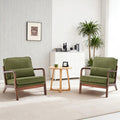 Mid Century Accent Chairs Set of 2 F841
