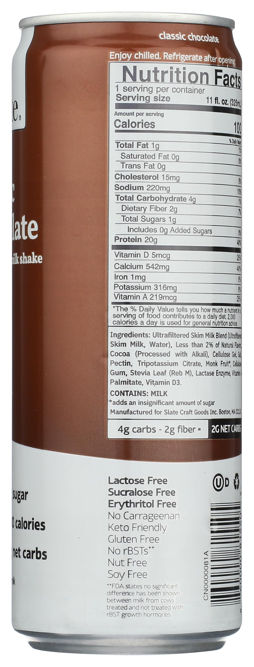 High Protein Chocolate Milk Shake 11 Fl Oz H535921