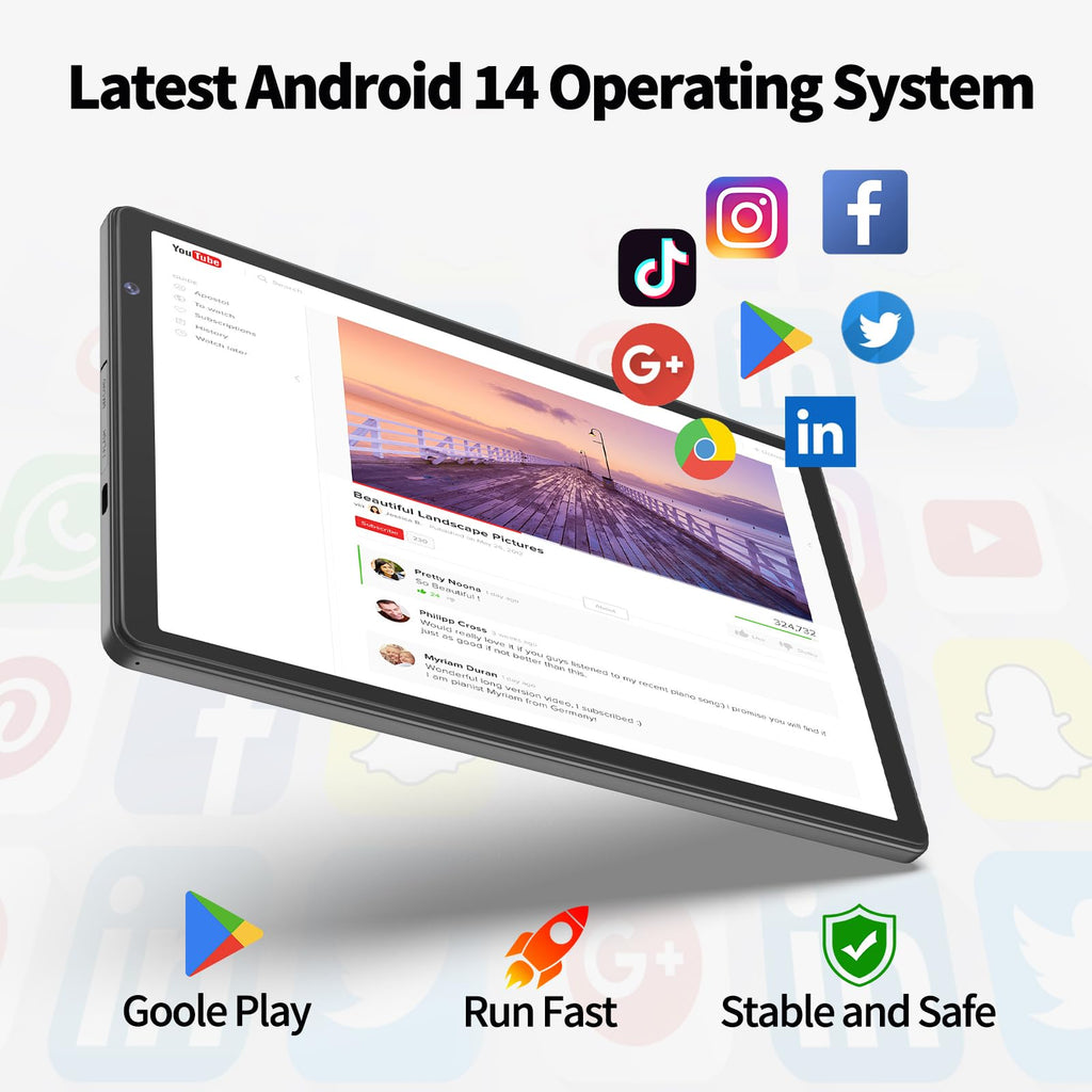 Android 10 inch Tablet 32GB Expandable HD IPS Screen N81501