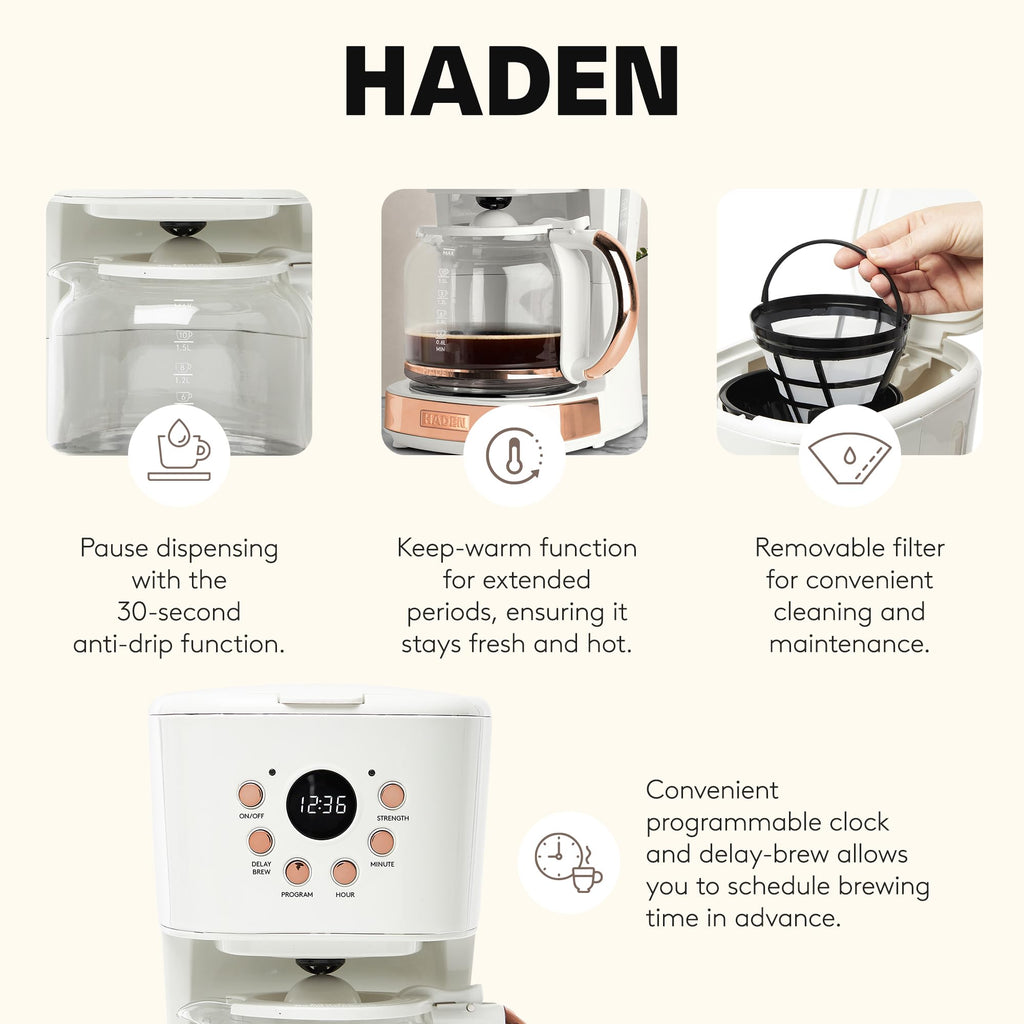 12 Cup Programmable Drip Coffee Maker I738975