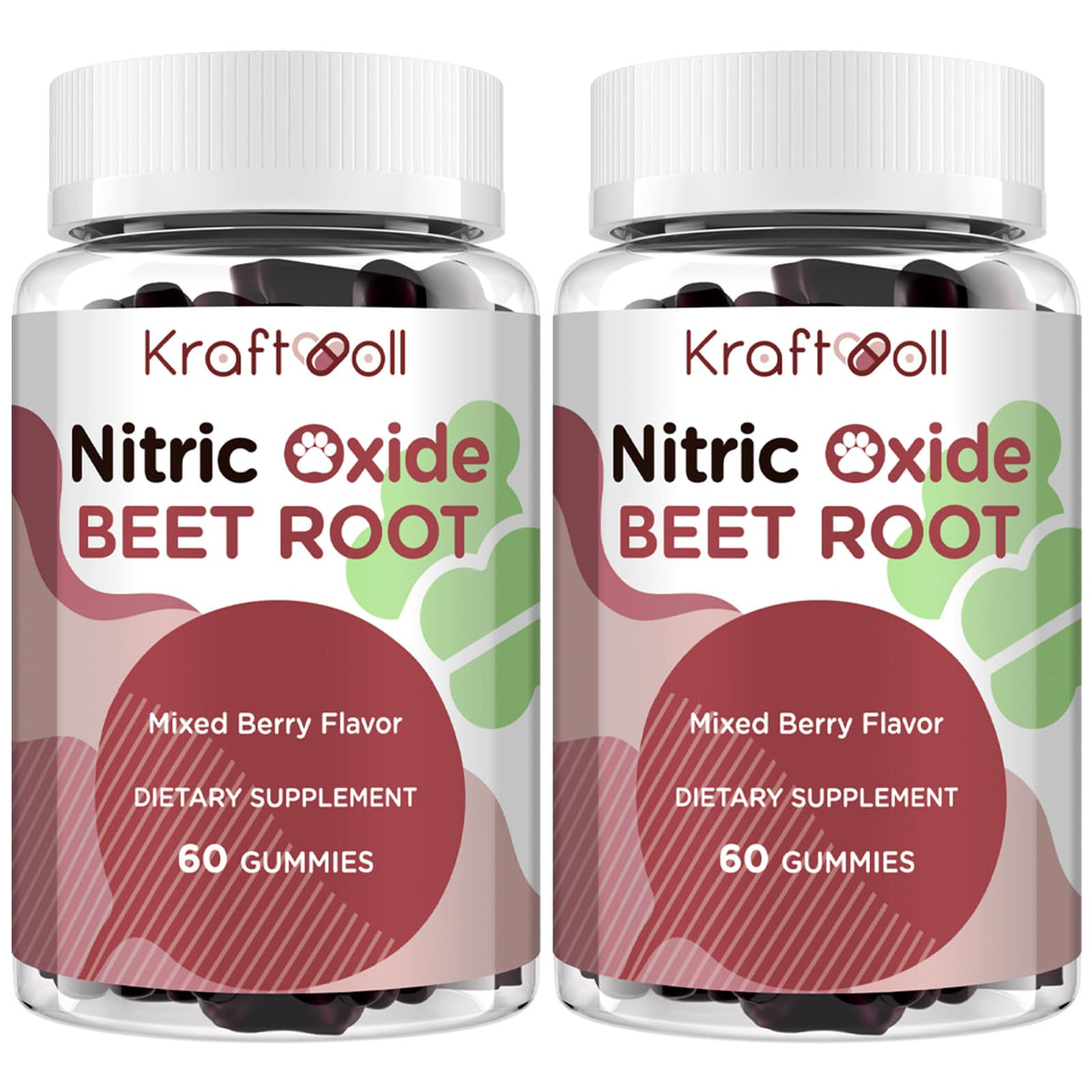 Sugar-Free Beet Root Gummies Mixed Berry 60 Gummies R455