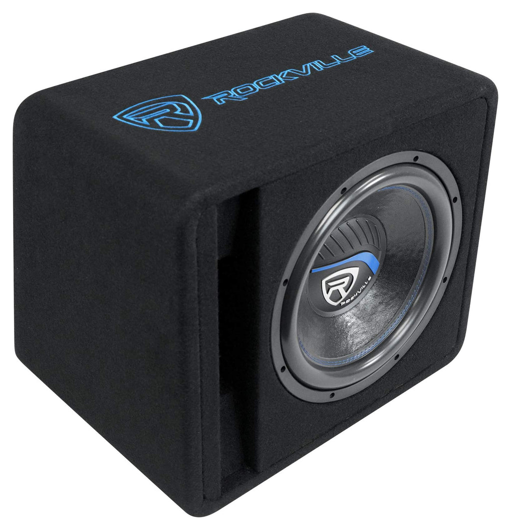 12" Loaded Car Subwoofer Enclosure with Amp D62494