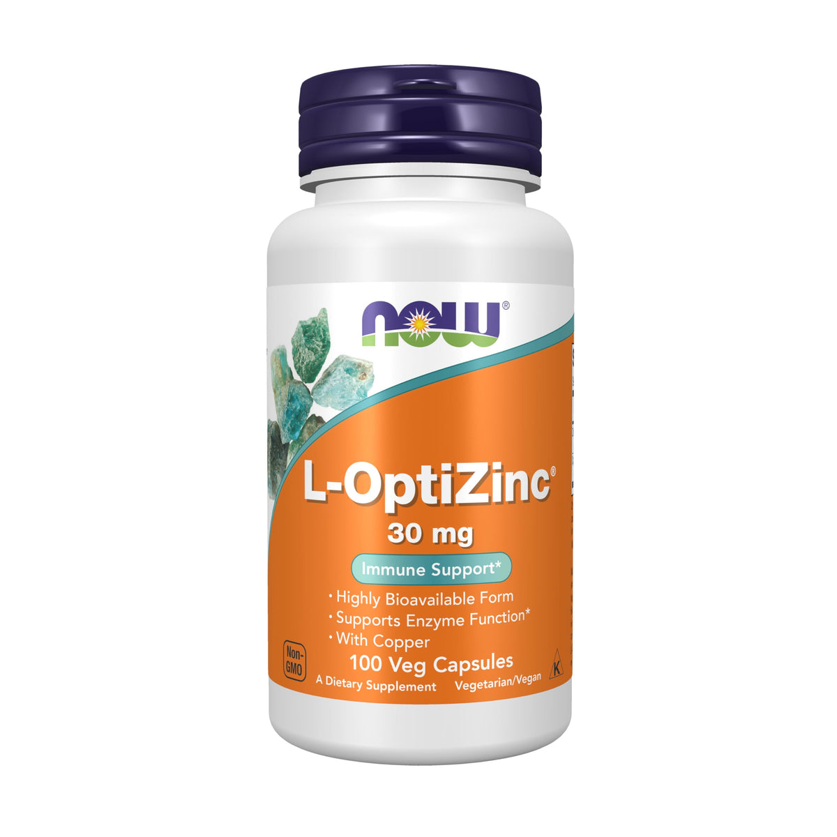 L-OptiZinc 30 mg with Copper 100 Veg Capsules A5374