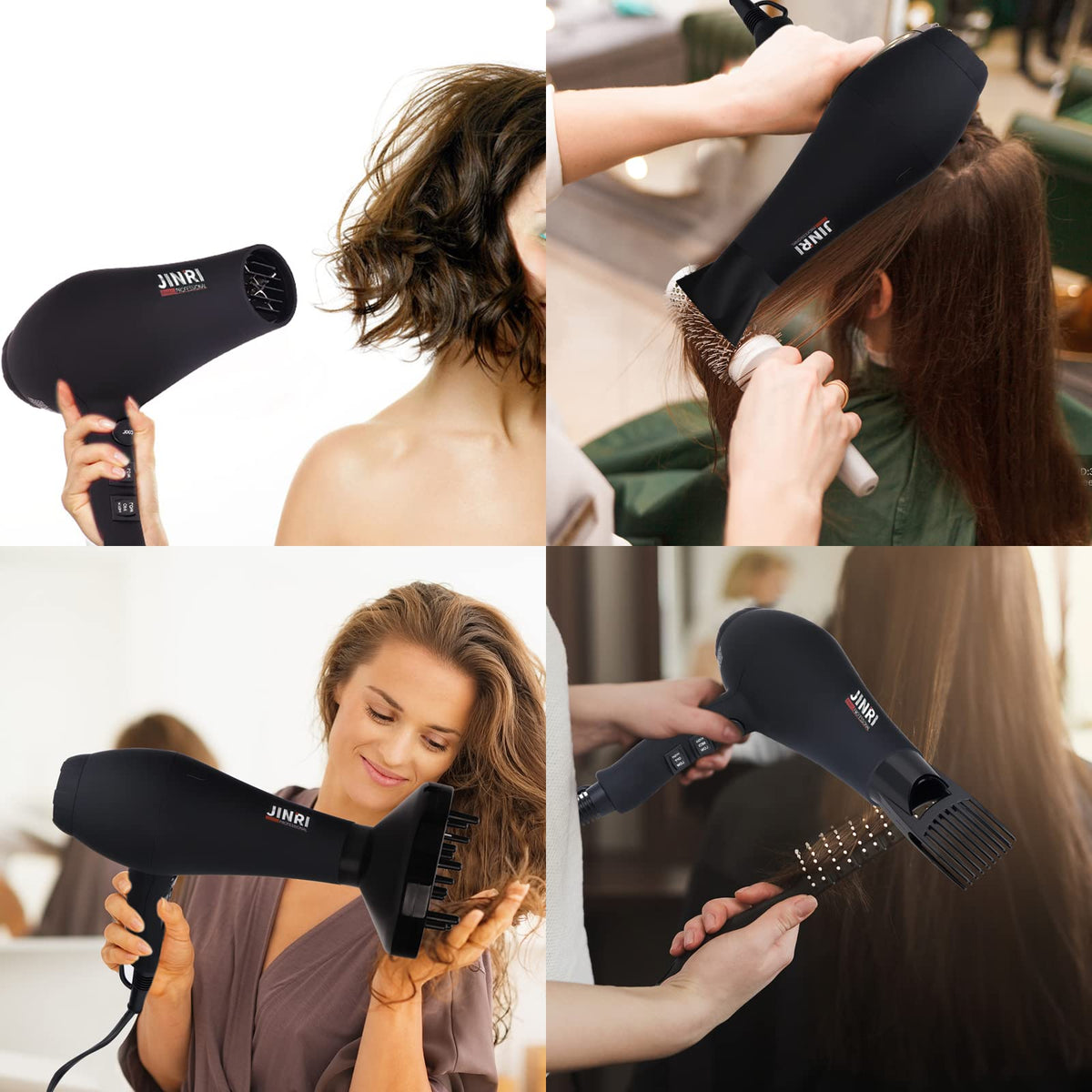1875W Ionic Infrared Hair Dryer with Diffuser Y989003
