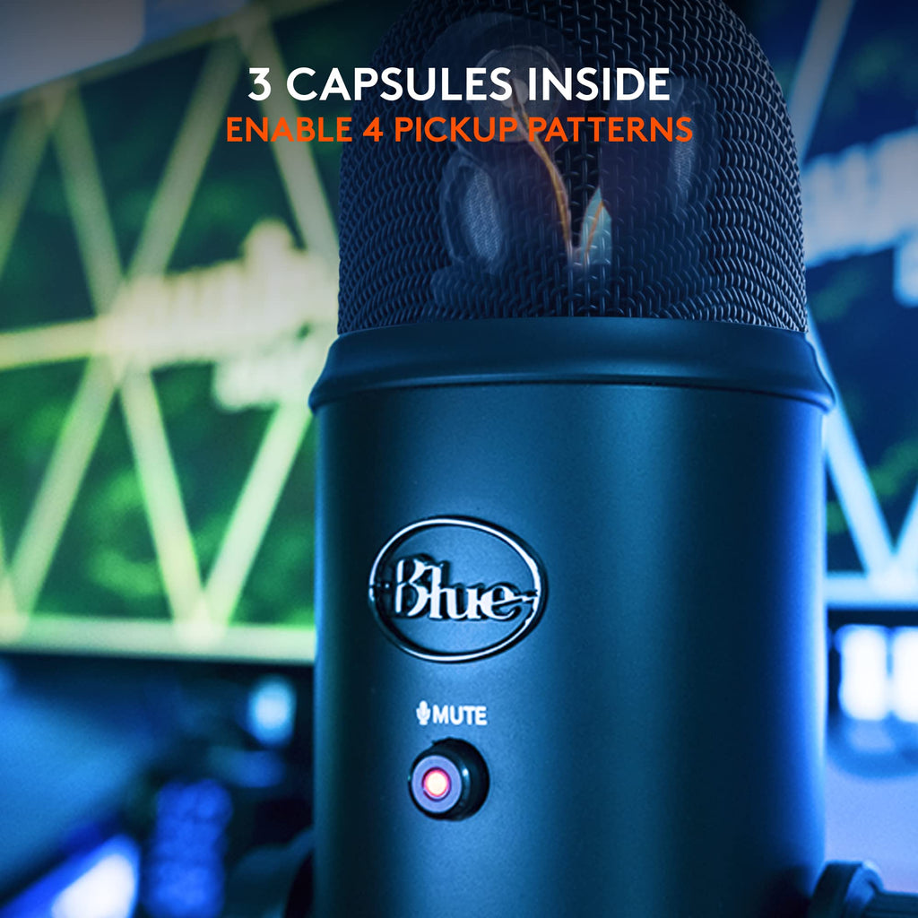 USB Condenser Microphone with 4 Pickup Patterns H582