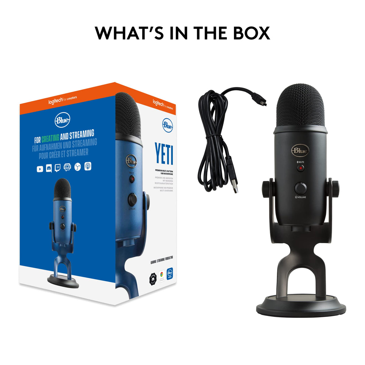 USB Condenser Microphone with 4 Pickup Patterns H582