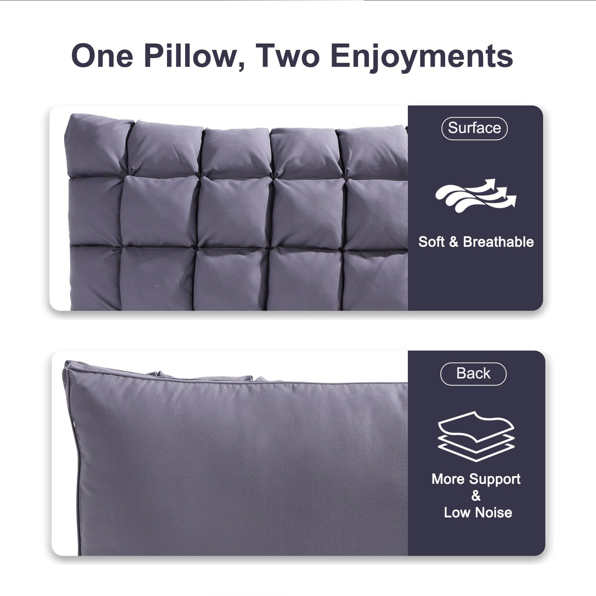 King Size Set of 2 Down Alternative Pillow A701604