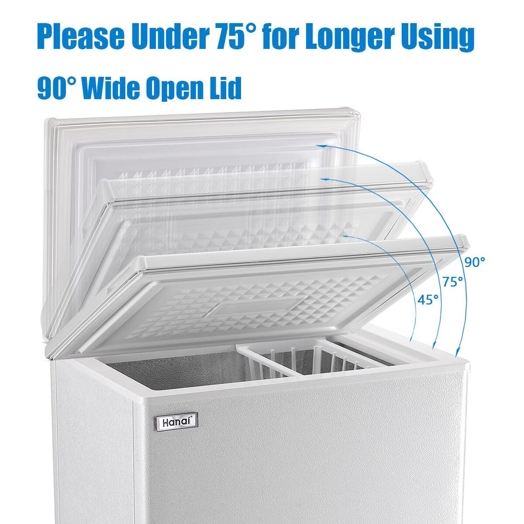 White 5.0 Cu.Ft Chest Freezer B435935