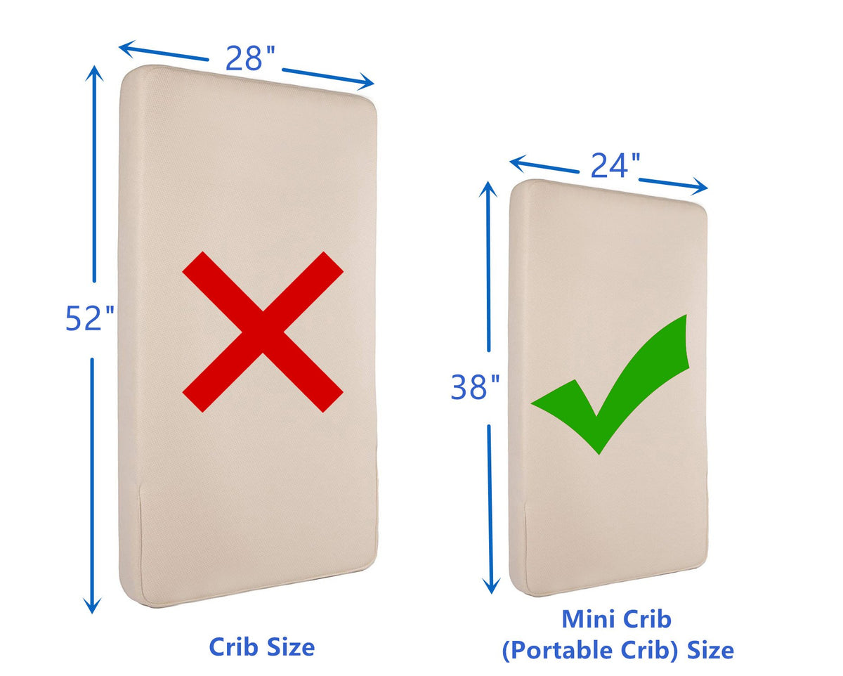 3 Pack Fitted Mini Crib Sheet 38x24" D488768