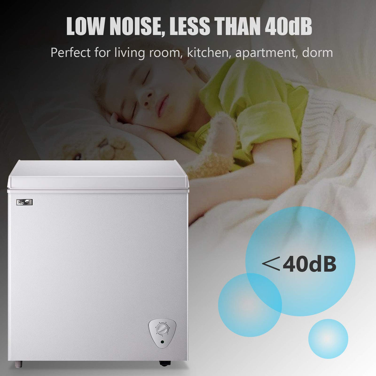 White 5.0 Cu.Ft Chest Freezer B435935