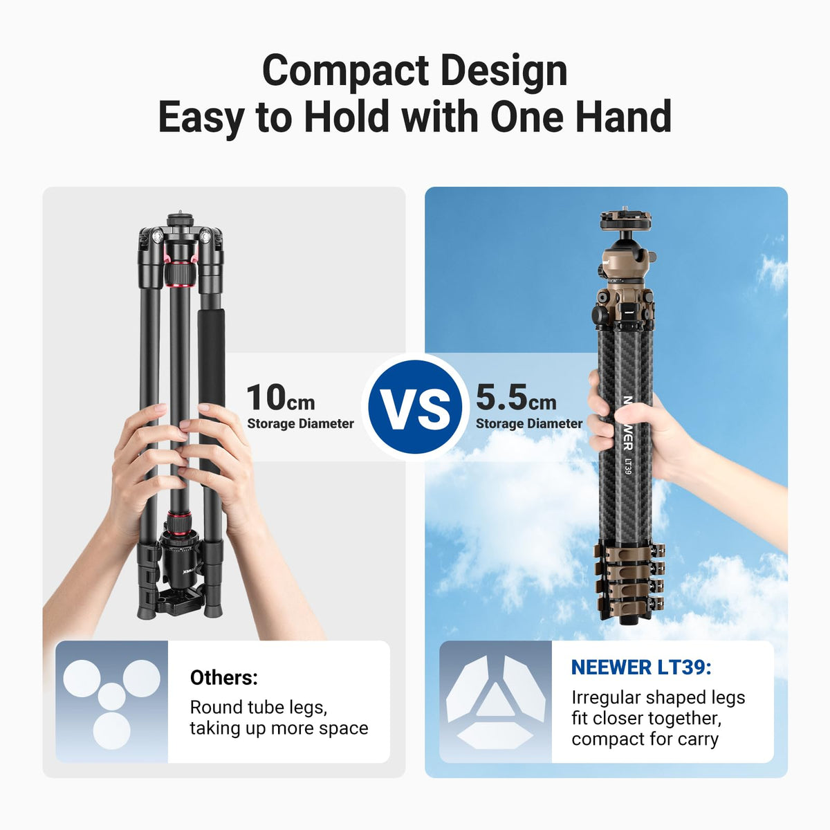 Carbon Fiber Travel Tripod D46008