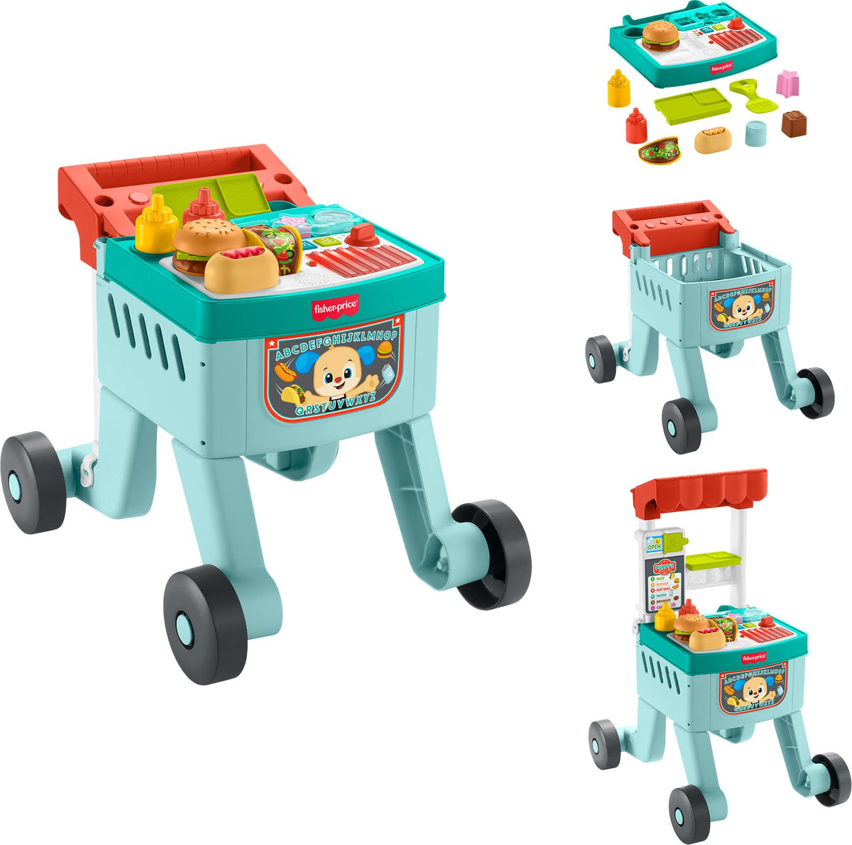 Baby Learning Toy 4-in-1 Walker with 14 Pieces L3971