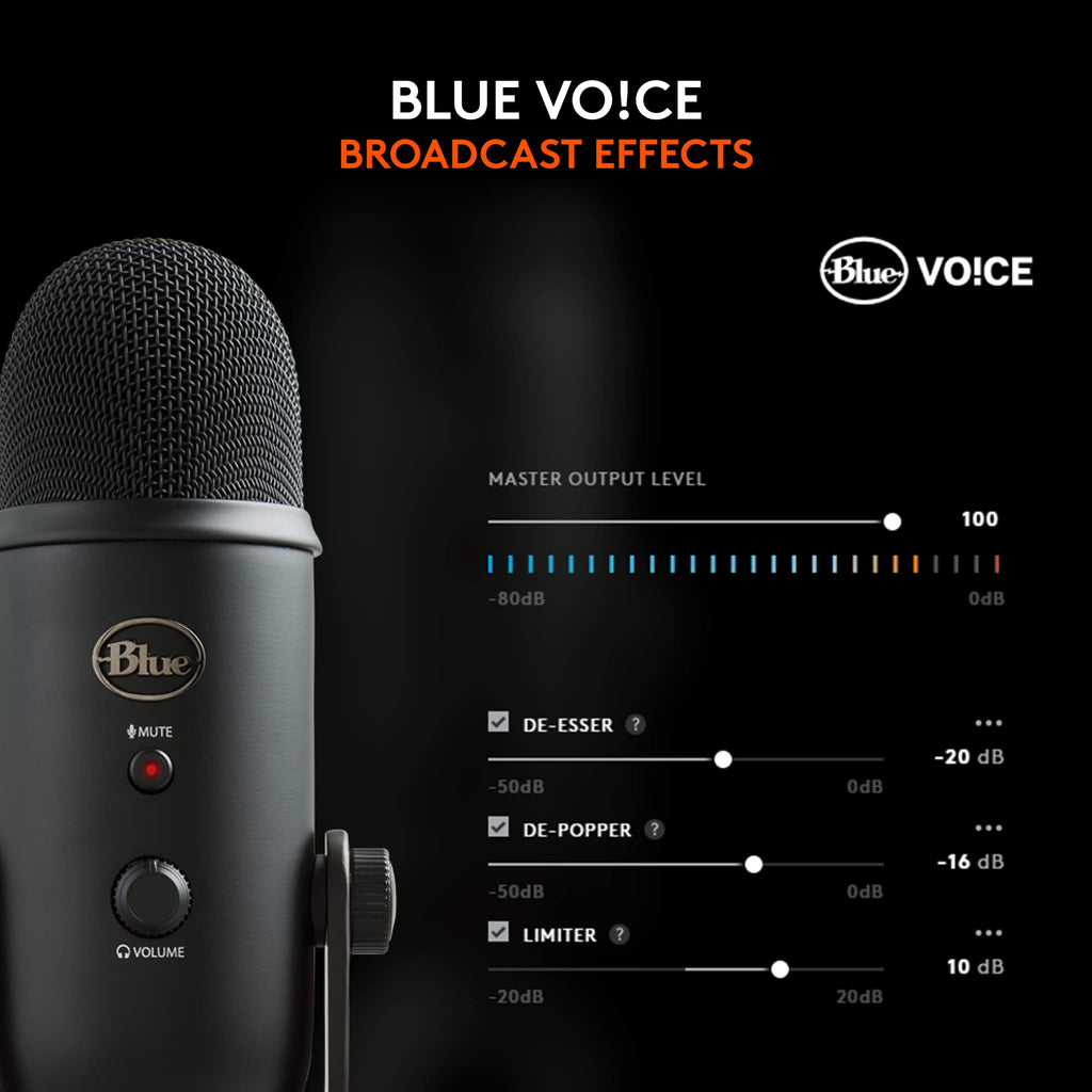USB Condenser Microphone with 4 Pickup Patterns H582