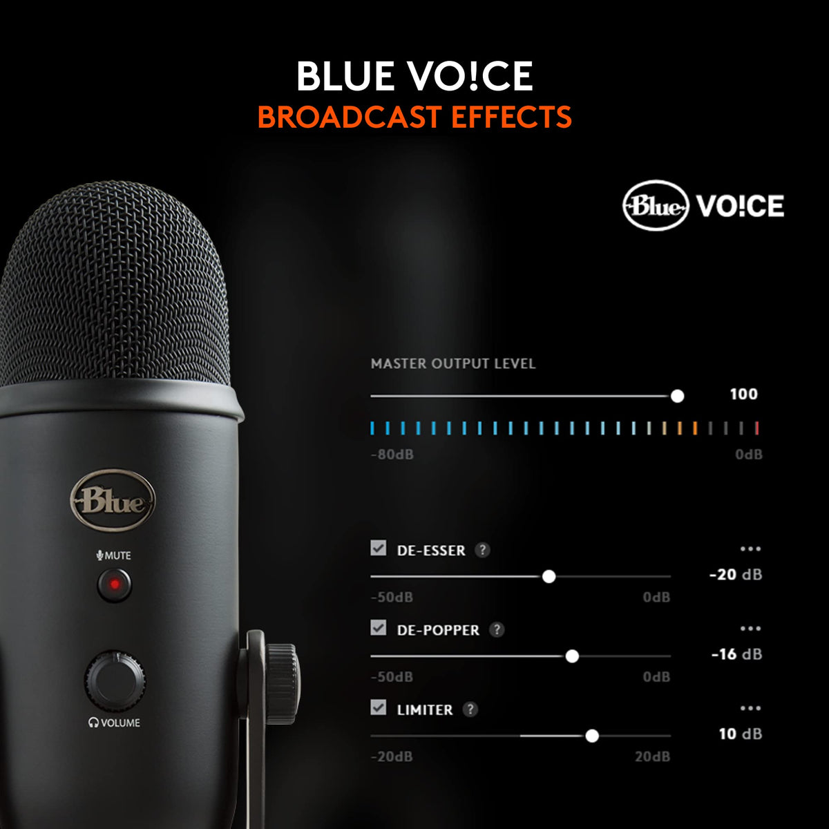 USB Condenser Microphone with 4 Pickup Patterns H582
