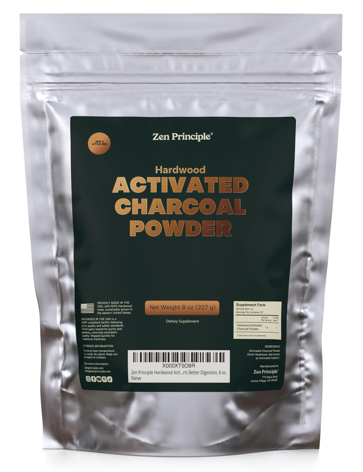 Activated Charcoal Powder 8 oz Q861682