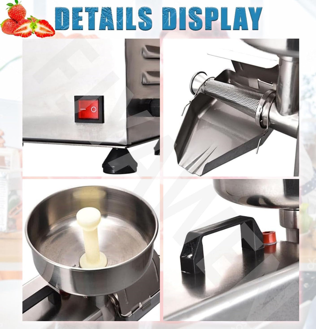 450w Stainless Steel Electric Tomato Strainer Machine A690