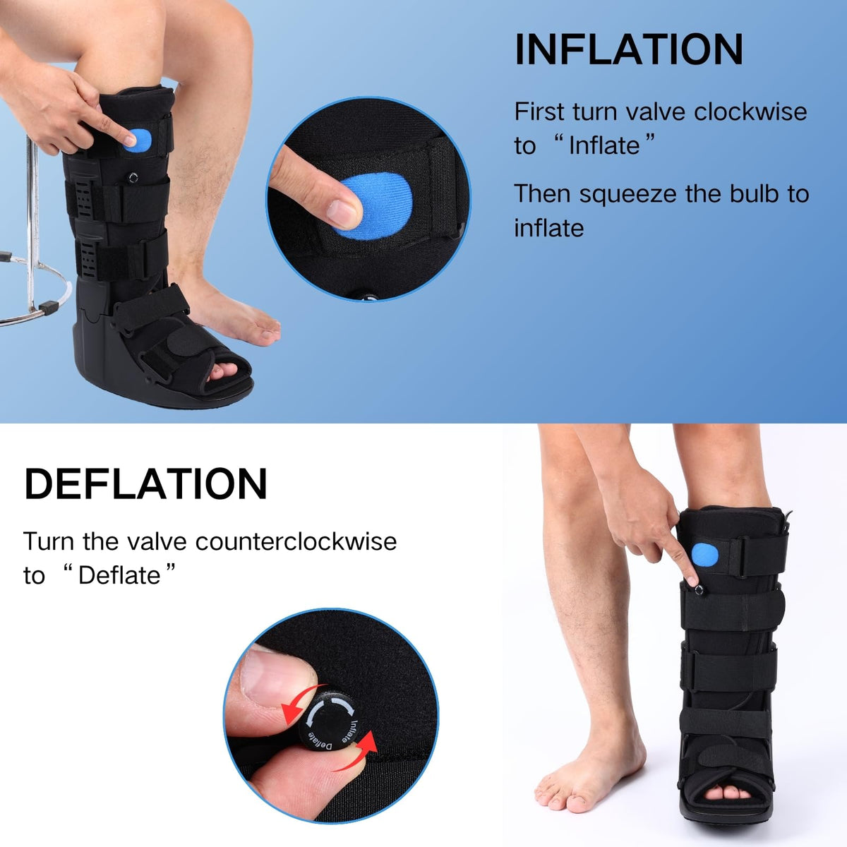 Small Inflatable Walking Boot H788981