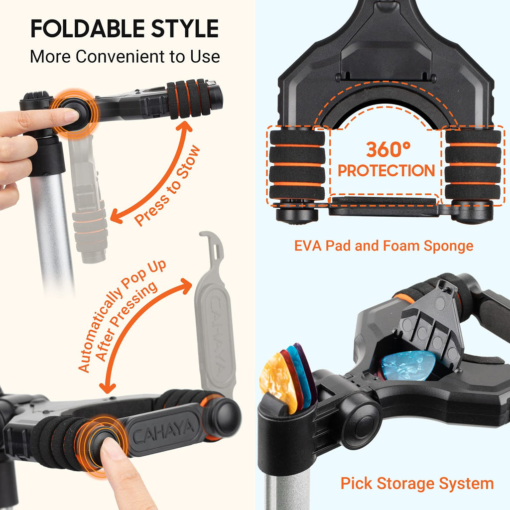 Adjustable Folding Guitar Stand A6855