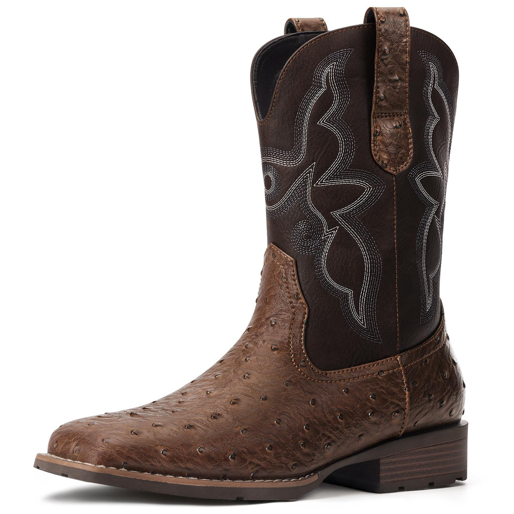Cowboy Boots for Men with Square Toe U688058