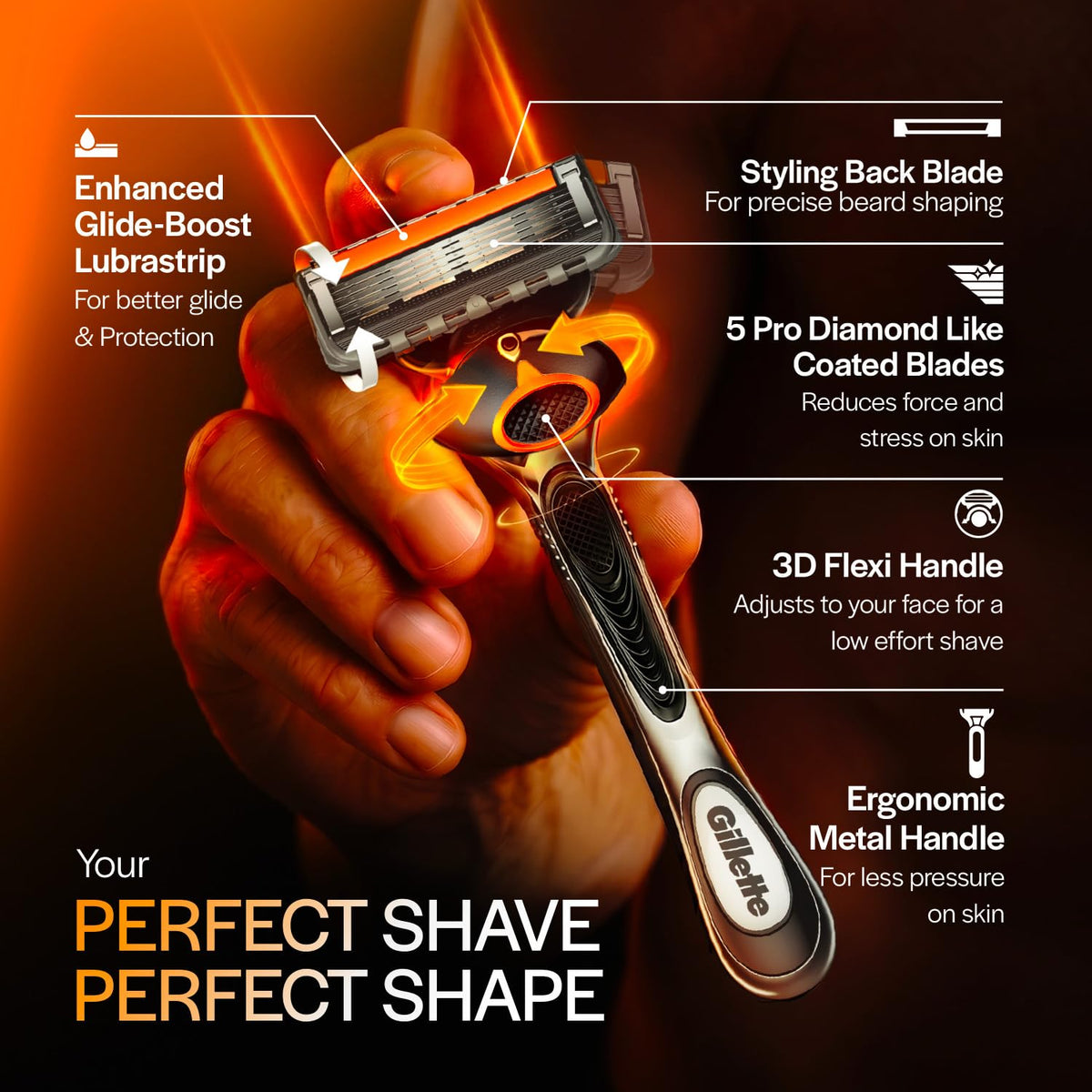 Men's Razor Blades 8 Blade Refills P557577
