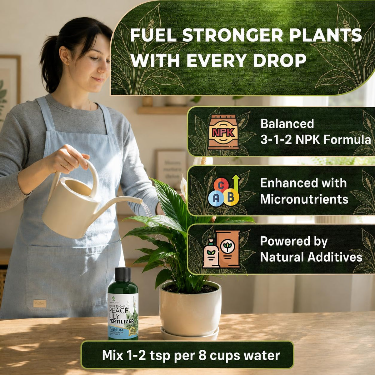 Liquid 3-1-2 Concentrate Fertilizer 8 oz W5889