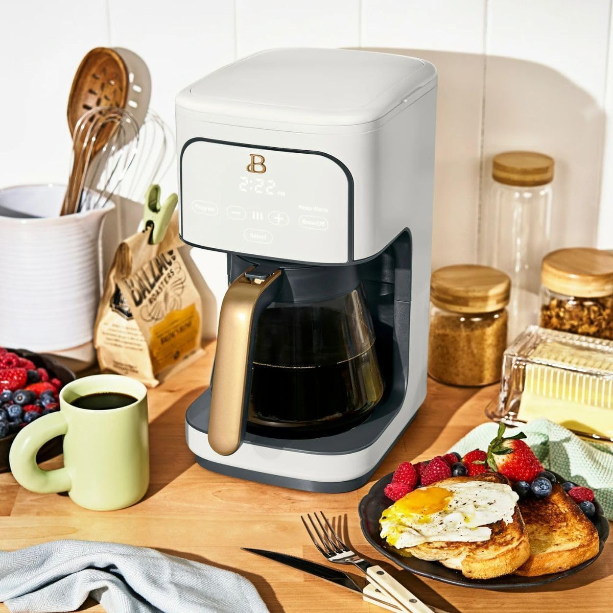 12-Cup Programmable Coffee Maker with Glass Carafe Z17892