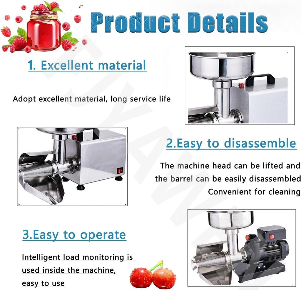 450w Stainless Steel Electric Tomato Strainer Machine A690