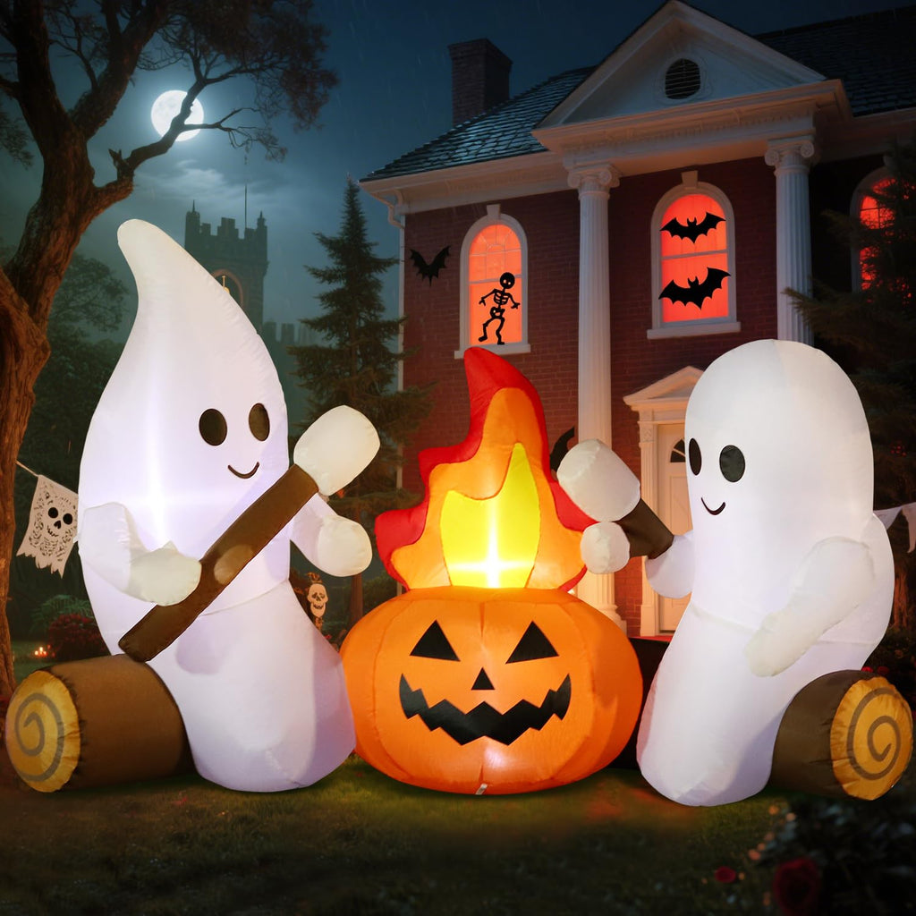 6FT Inflatable Halloween Decorations with Built-in LEDs V517