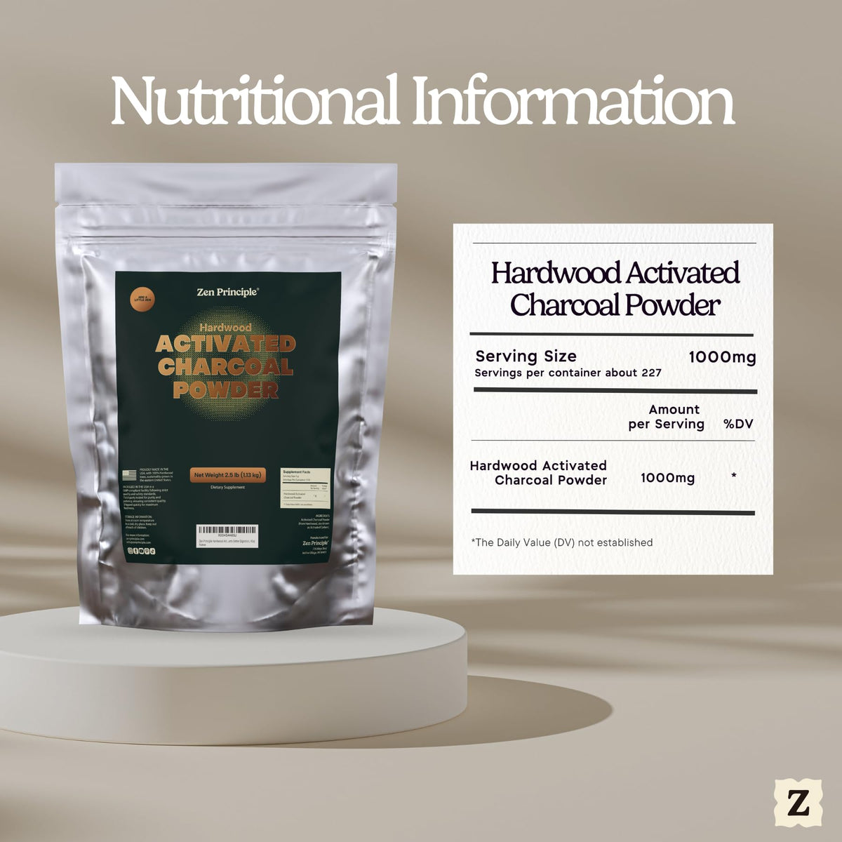 Activated Charcoal Powder 8 oz Q861682