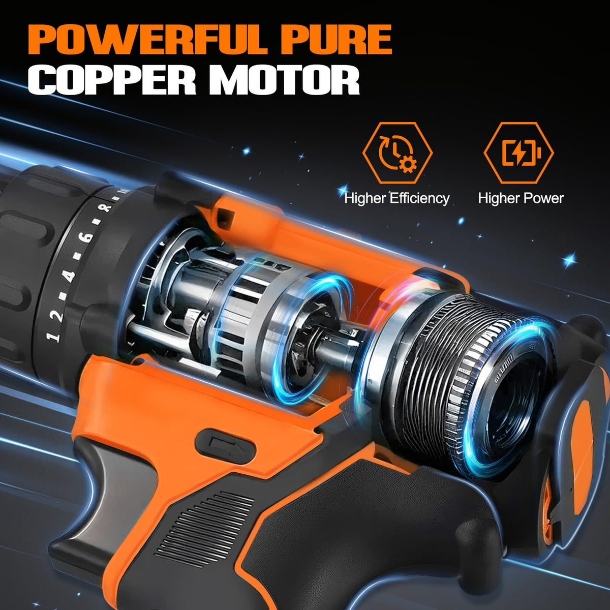21V Cordless Drill Set with Battery Charger U264991