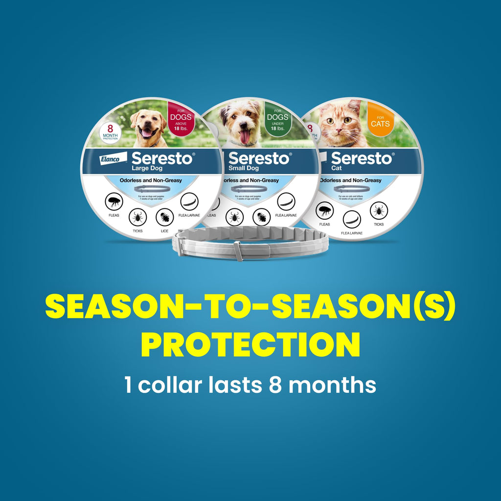 Flea & Tick Treatment & Prevention Collar for Dogs Under 18 lbs A461