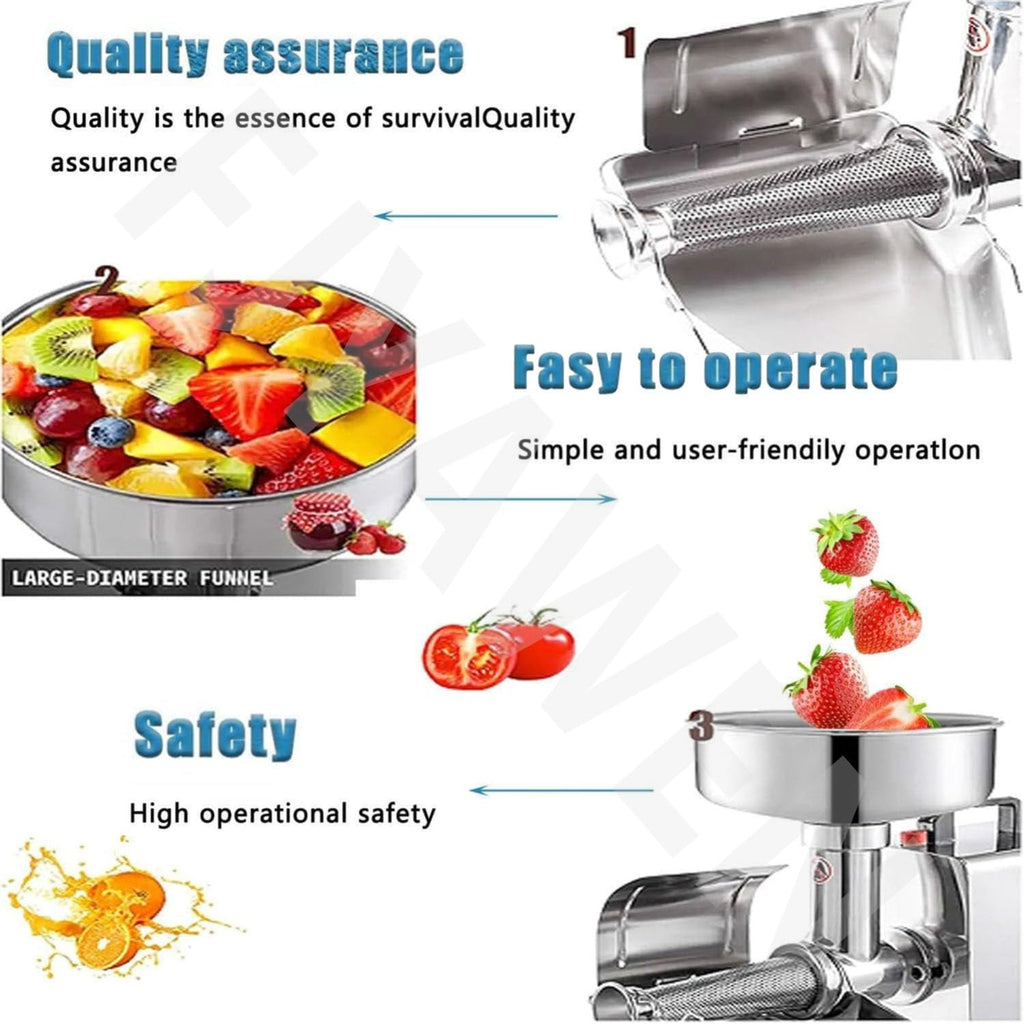 450w Stainless Steel Electric Tomato Strainer Machine A690