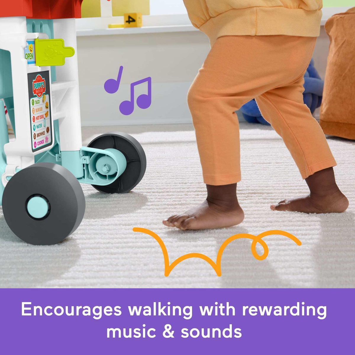 Baby Learning Toy 4-in-1 Walker with 14 Pieces L3971