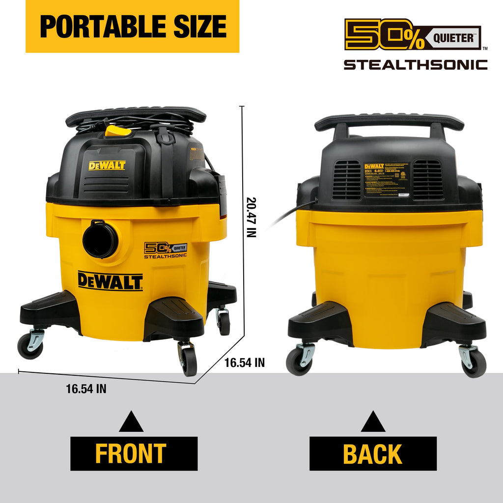 6 Gal 5 HP Quiet Wet and Dry Shop Vacuum U9530