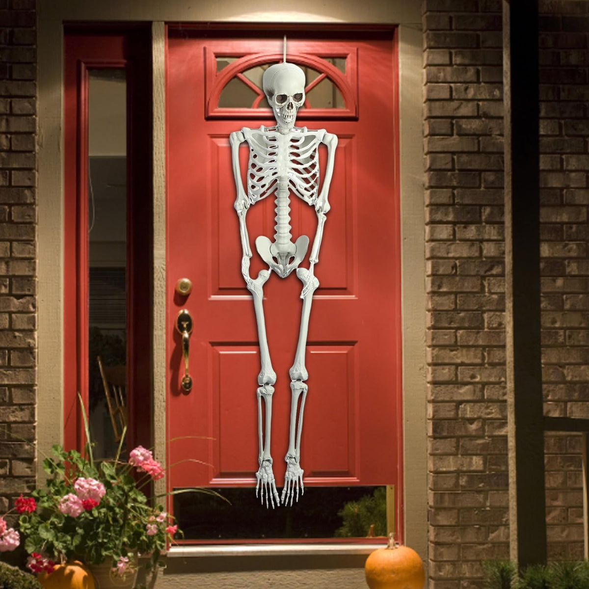 5.4ft Poseable Life Size Skeleton with Movable Joints H509