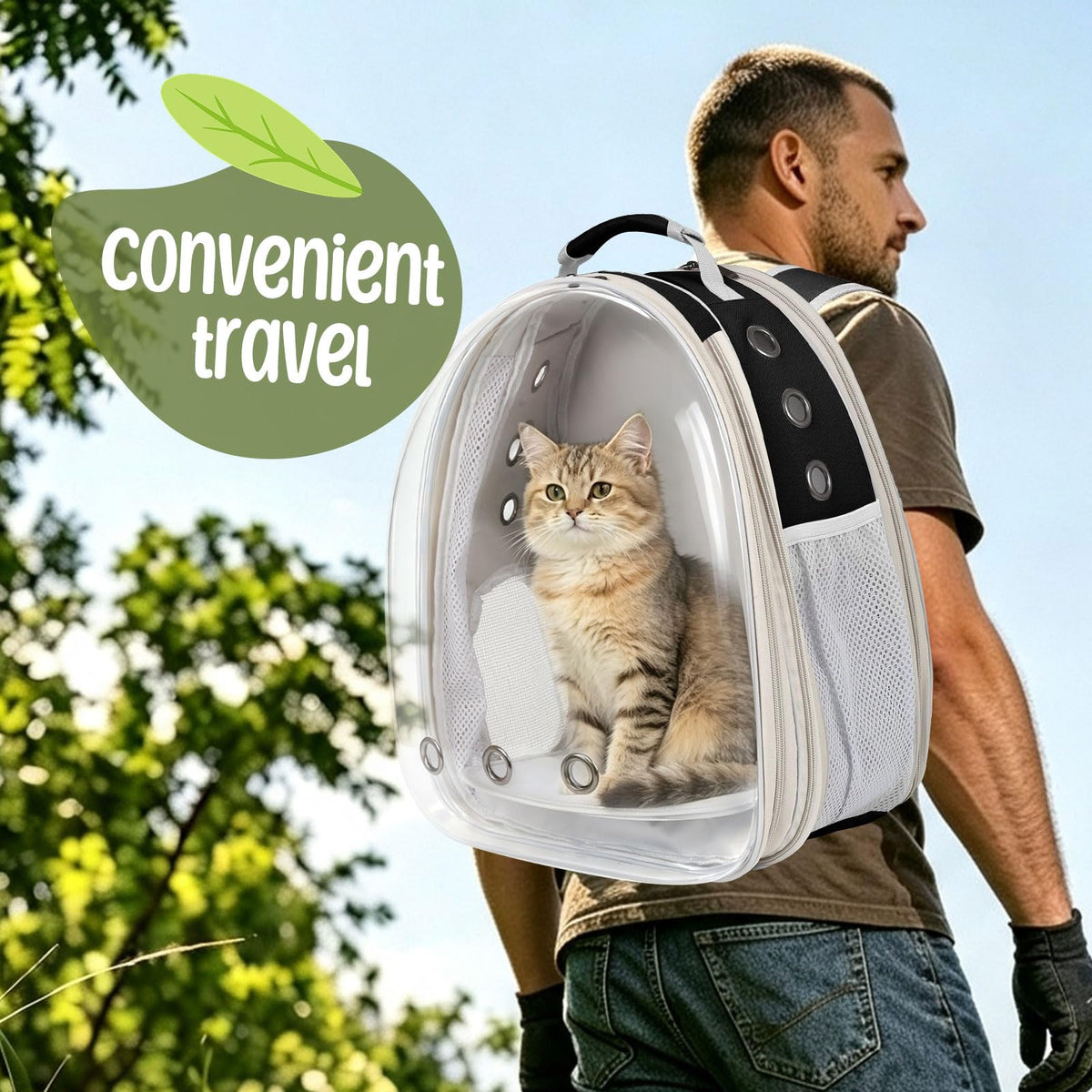 Large Cat Backpack Carrier C8760