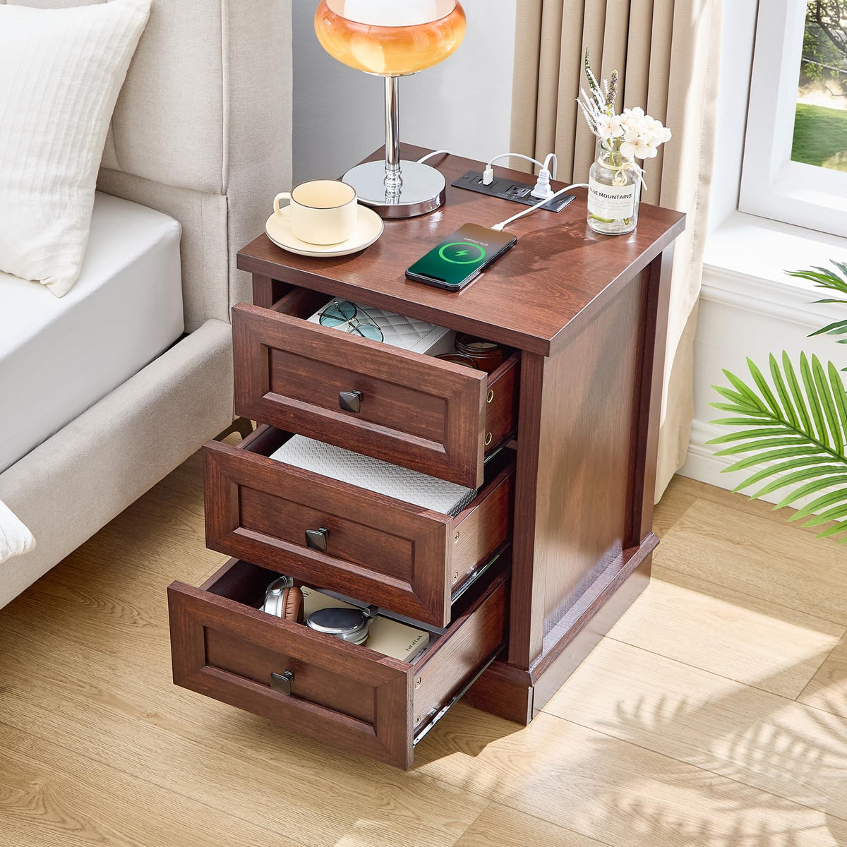 Dark Cherry Dresser O3523