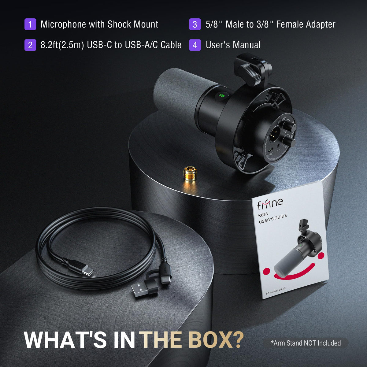 Dynamic XLR USB Microphone F99753