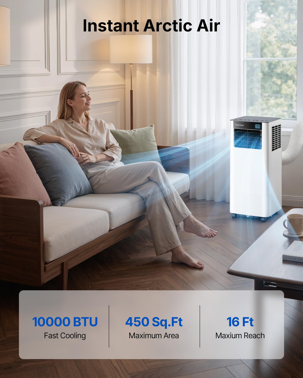 10,000 BTU Portable Air Conditioner S584