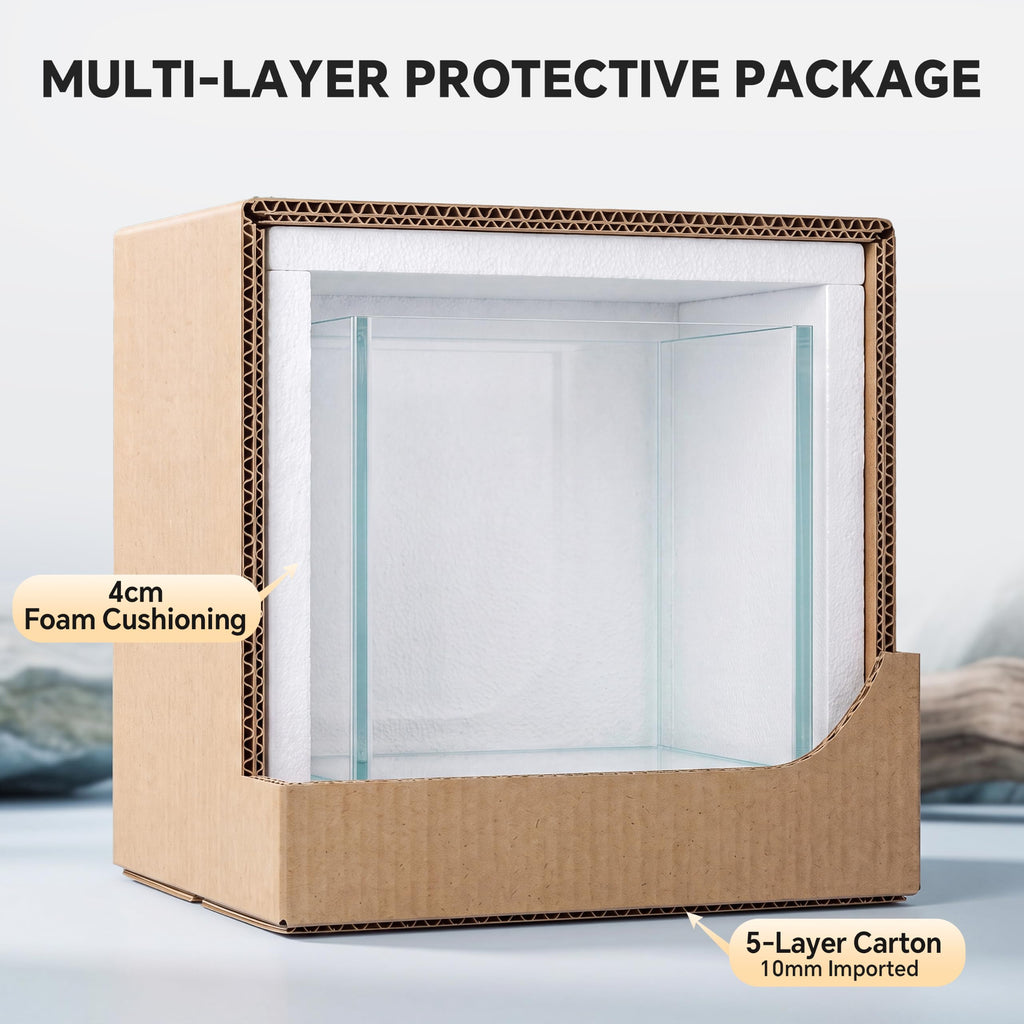 2.58 Gallon Glass Fish Tank Y339