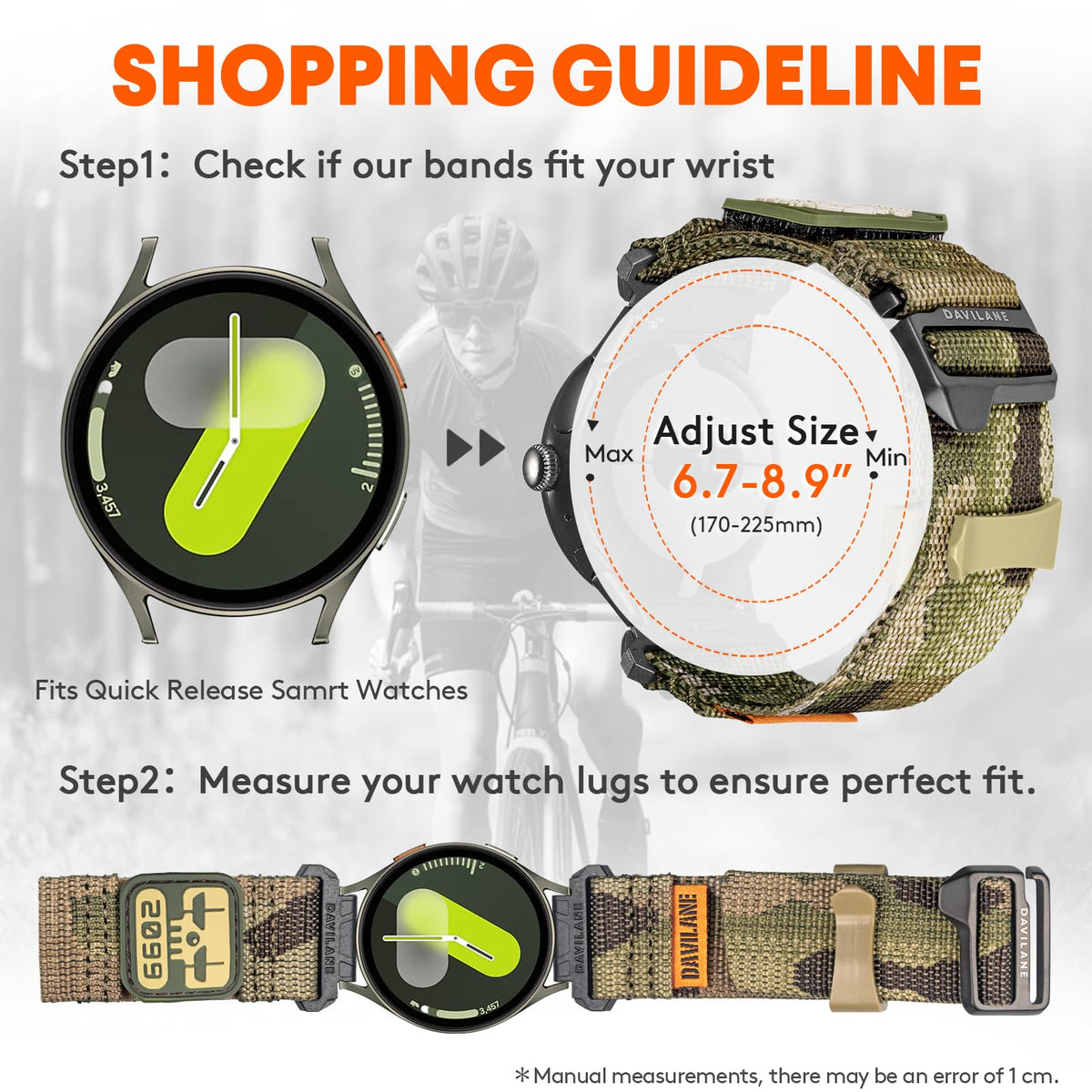 20/22mm Quick Release Watch Band Q816878
