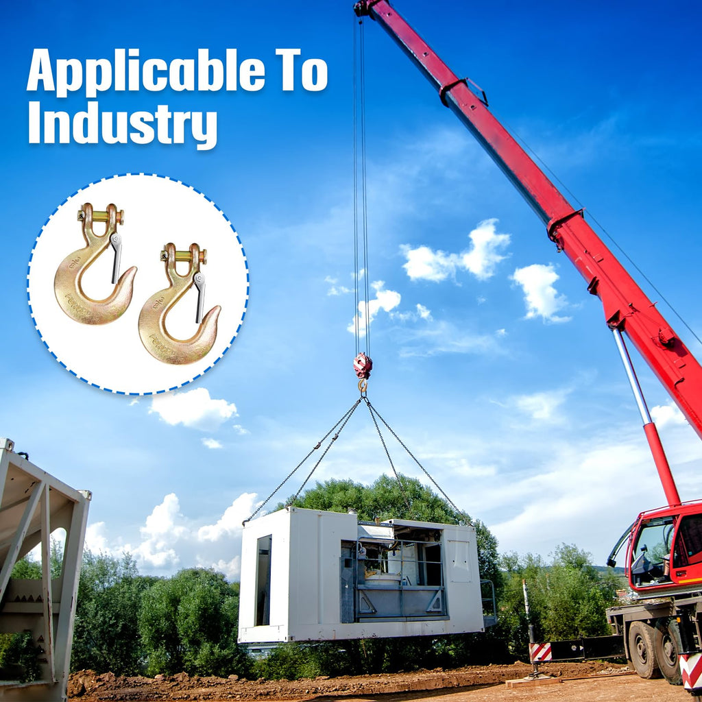 3/8 Clevis Slip Hook with Safety Latch E702
