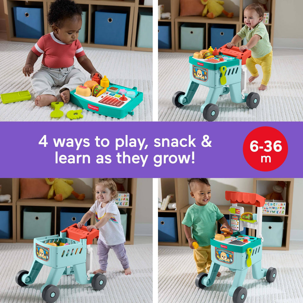 Baby Learning Toy 4-in-1 Walker with 14 Pieces L3971