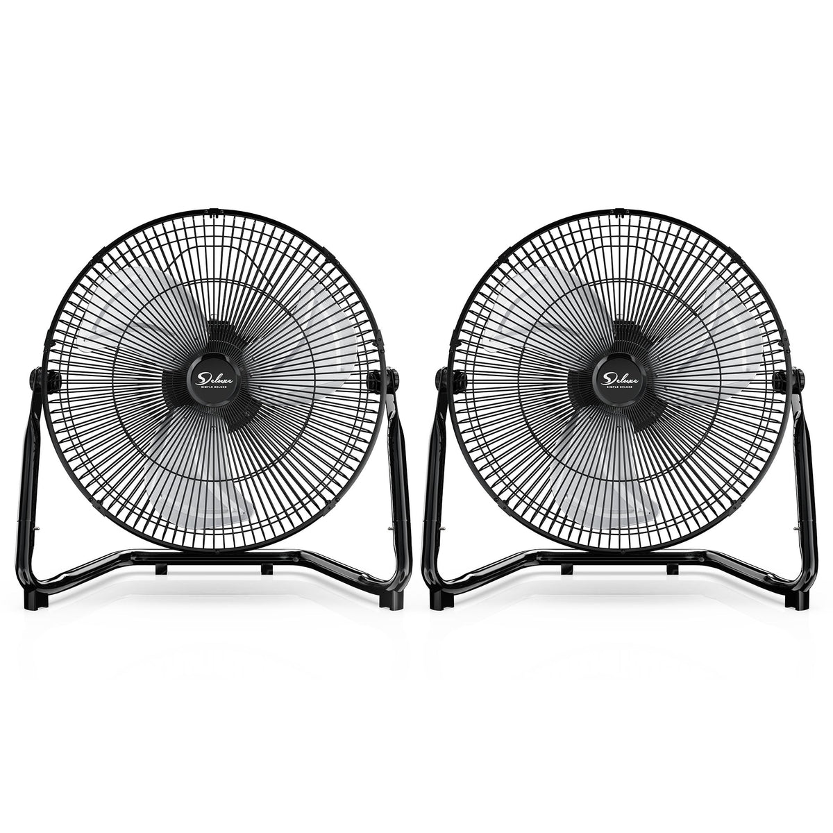 20" 3-Speed High Velocity Industrial Floor Fan, 2 Pack V14721