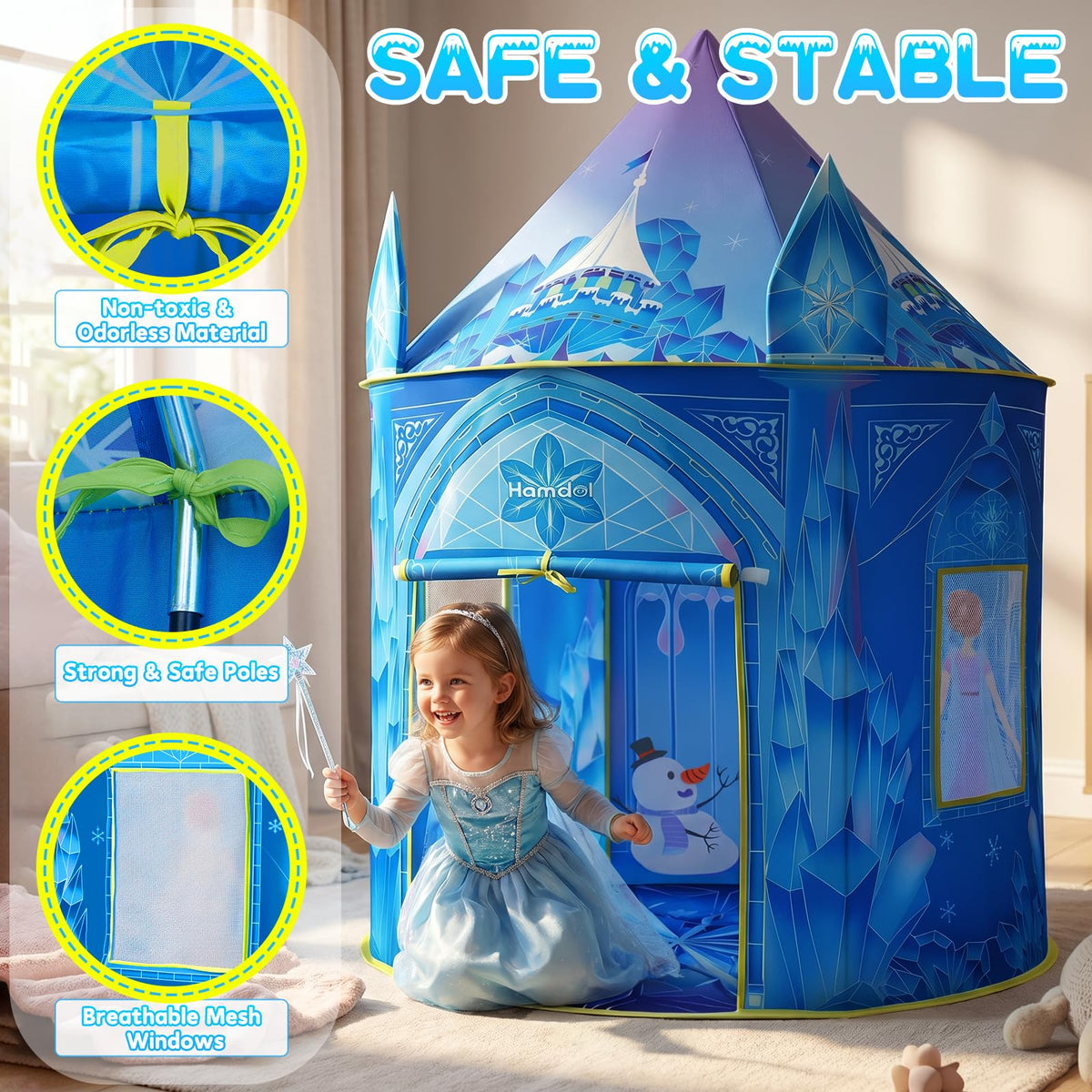 Princess Play Tent with Carry Bag U141