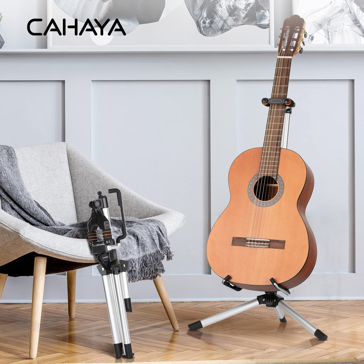 Adjustable Folding Guitar Stand A6855