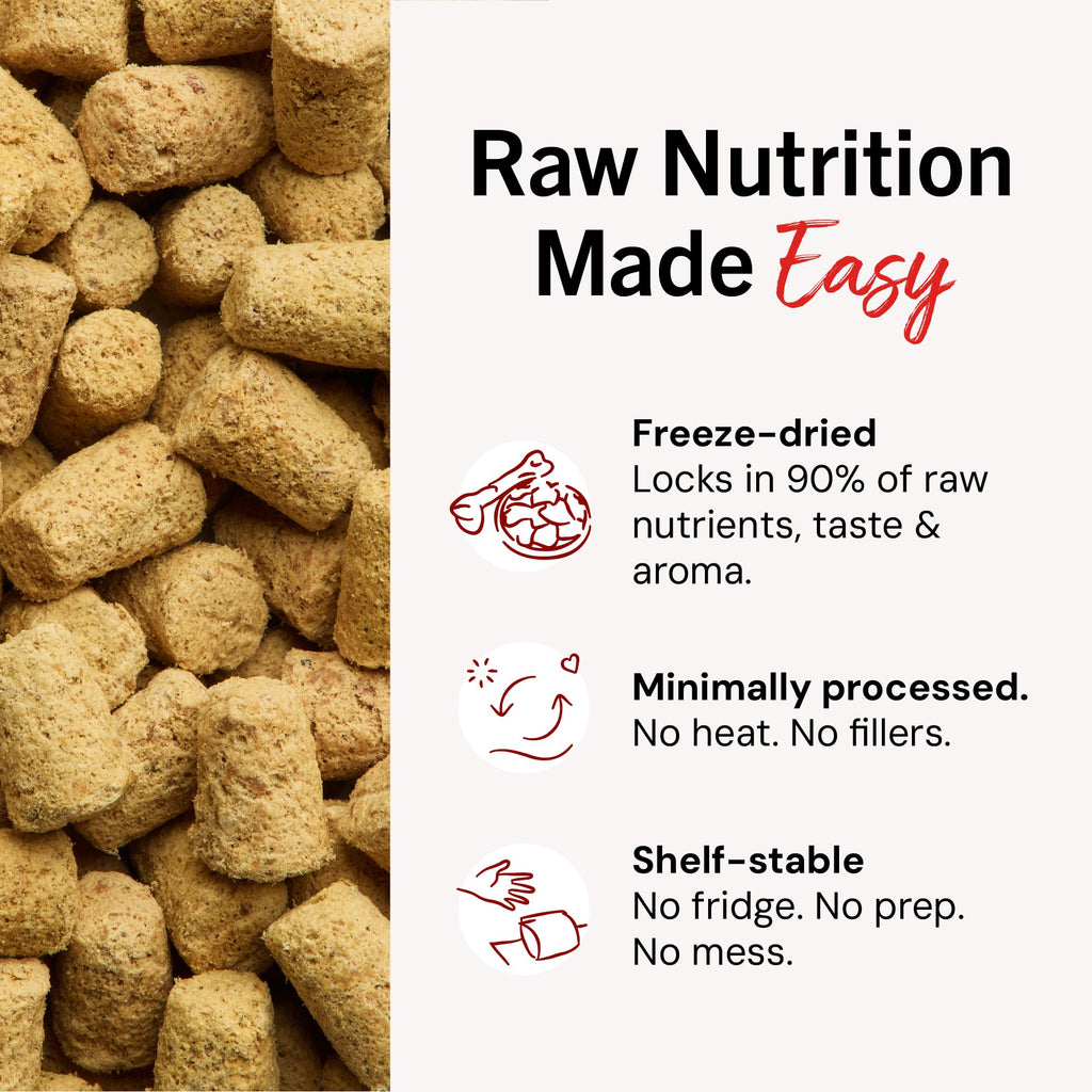 Freeze-Dried Raw Beef Dog Food Topper 8 oz F16615