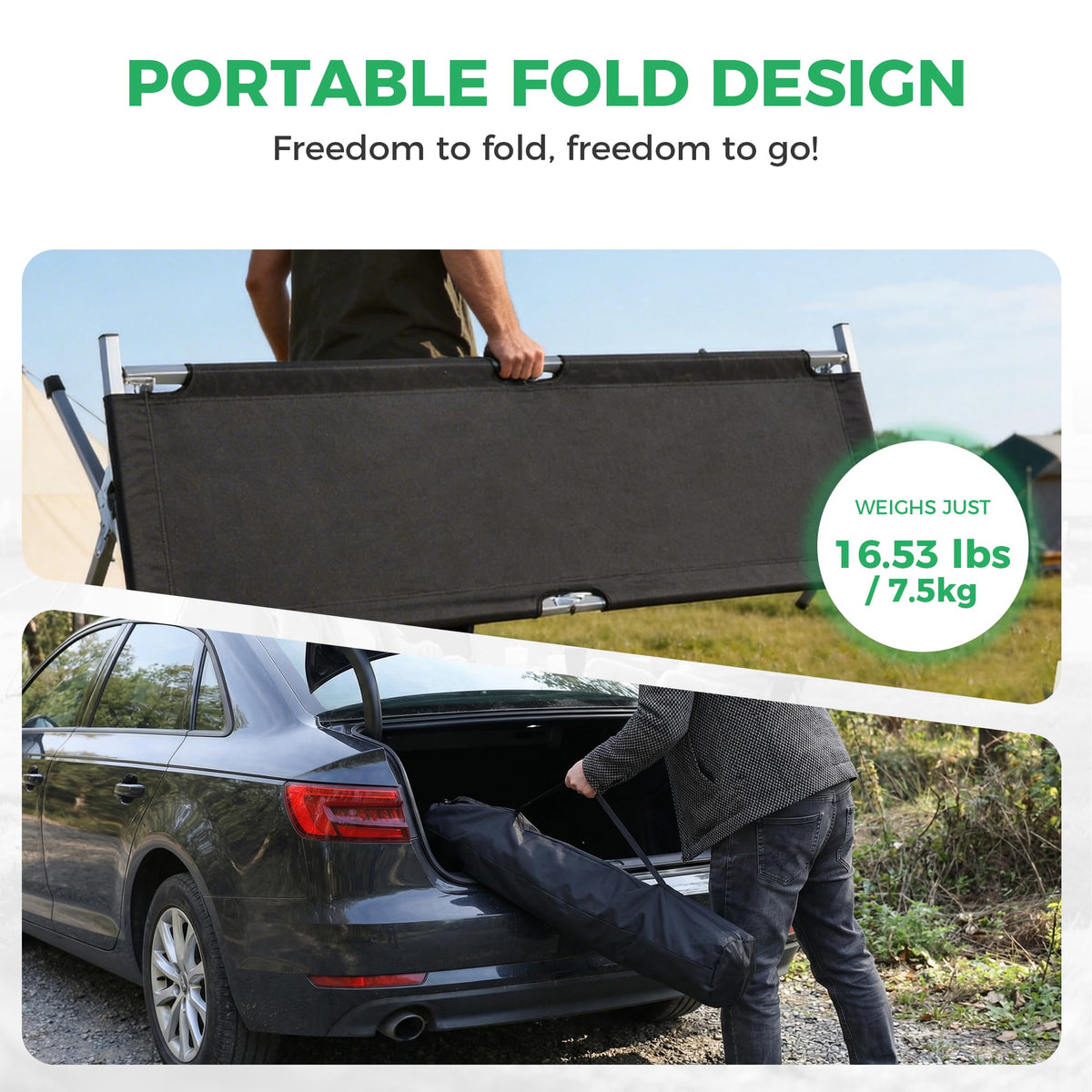 Portable Folding Camping Cot N3973
