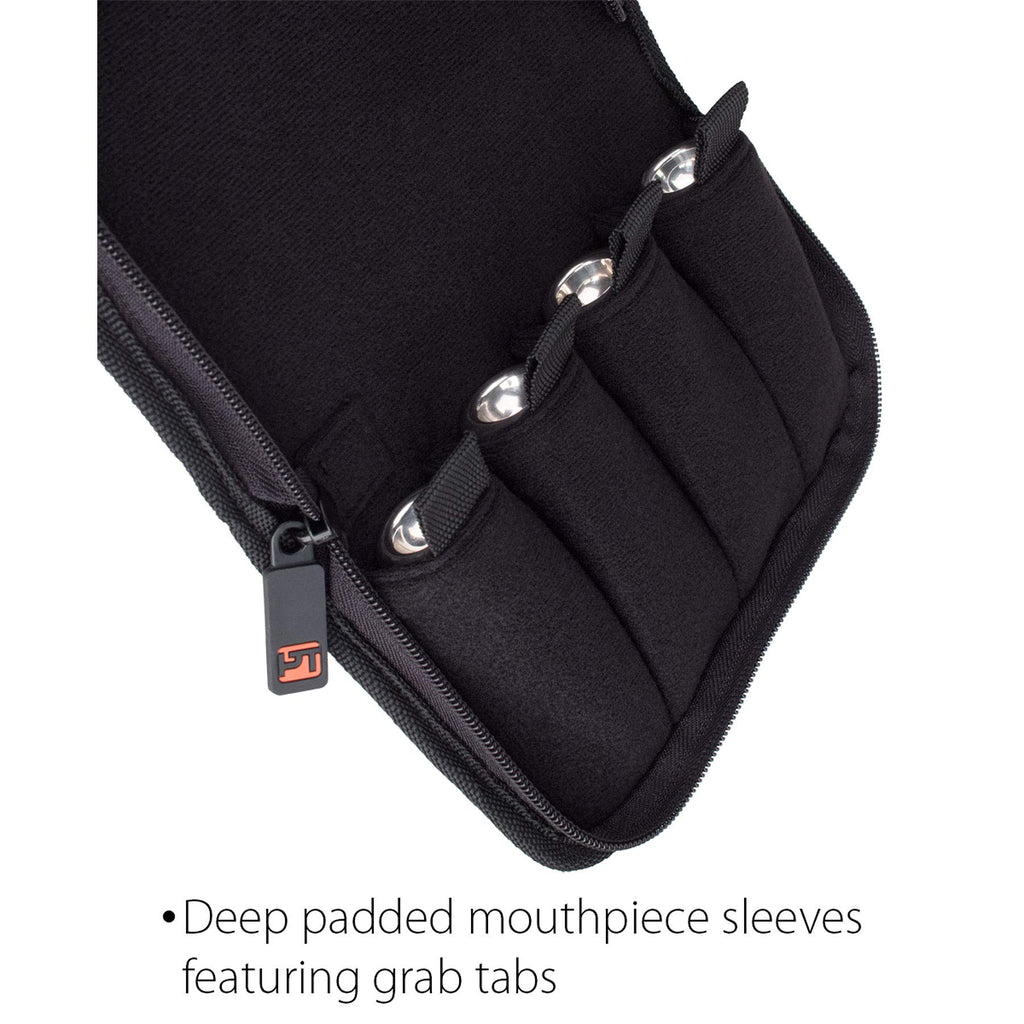 Nylon Trumpet Mouthpiece Pouch with Zipper Closure J764